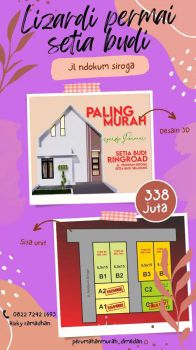 Rumah murah di setiabudi. Hanya 300 jt an