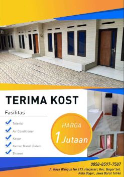 Sewa Kost/Kontrakan Harian/Mingguan/Bulanan