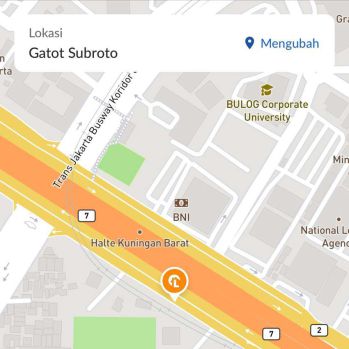 Tanah Kosong Gatot Subroto Jakarta. Main Road