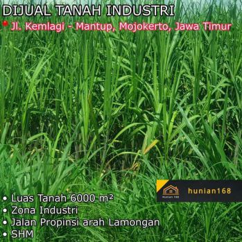 Tanah Kavling Gudang Bekas Pabrik Propinsi Kemlagi Mantup Mojokerto