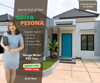 Dijual Perumahan Griya Pesona Ciledug,Tempat Impian Menjadi Kenyataan.