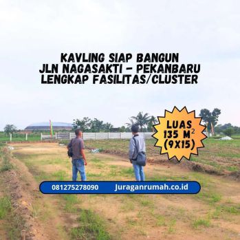 Dijual tanah kavling siap bangun jln nagasakti dekat stadiun utama