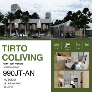 DIJUAL RUMAH KOST PREMIUM DEKAT KAMPUS TERNAMA