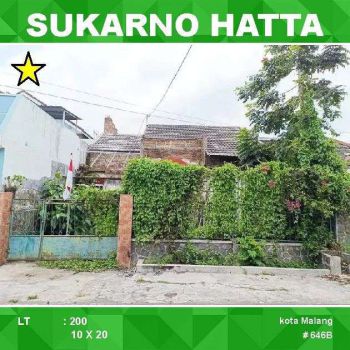 Tanah Kost Luas 200 di Bunga Melati Sukarno Hatta Suhat Malang _ 646B