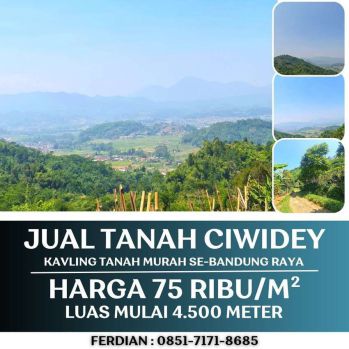 Jual Tanah Murah di Ciwidey