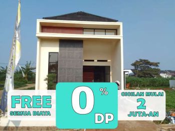 Rumah Tanpa DP cicilan 2 Jutaan di Sukahati Cibinong