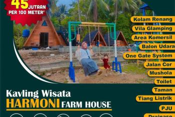 tanah murah 45 jt / 100 m2