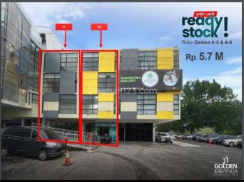 Ruko Golden Ready Stock Strategis di Grand Kawanua, Manado