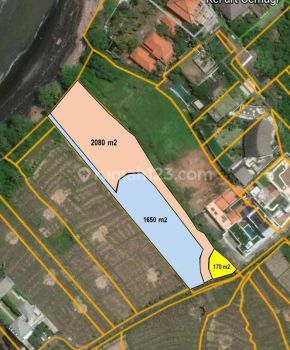 Tanah Tepi Pantai / Los Pantai 39 Are di Cemagi, Cemagi SHM - Sertifikat Hak