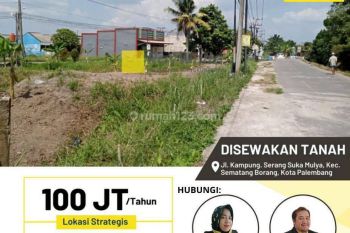 Disewakan Tanah Strategis di Kota Palembang