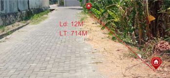 Tanah SHM 714m2 bangun rumah impian anda di purwomartani