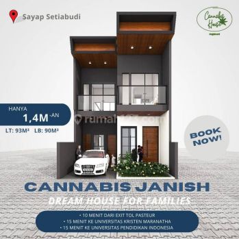 Rumah Mewah Semi Villa Dalam Komplek Dekat Kampus Upi Setiabudi