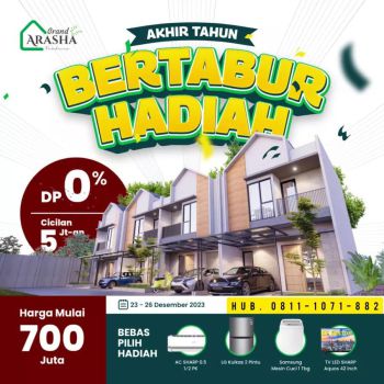 Rumah Jatiasih, Promo Akhir Tahun Rumah 2 Lantai Dekat Pintu Tol