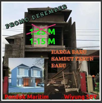 Pondok Maritim Rumah 2 Lantai Wiyung Surabaya