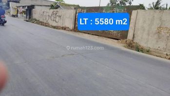 Jual Murah Tanah Siap Pakai 5580 M2 Jalan Raya Legok