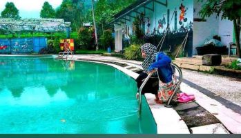 Di jual BU tanah bonus kolam renang waterboom dan tempat wisata