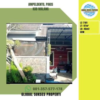 Jual cepat BU rumah bagus murah di ampeldento pakis malang