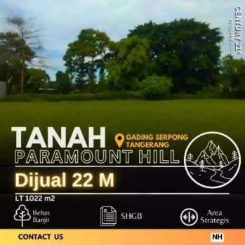 DIJUAL TANAH DI GADING SERPONG