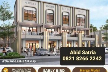Ruko di Tengah Kota Gading Serpong Bsd Il Lago Grande