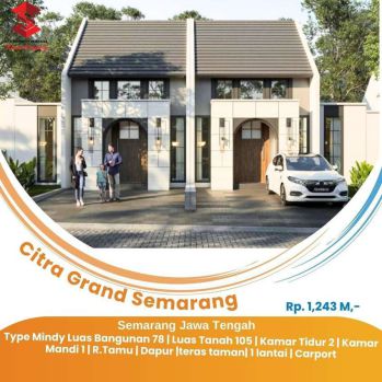 Rumah Kota Semarang super unik desain mewah megah kokoh