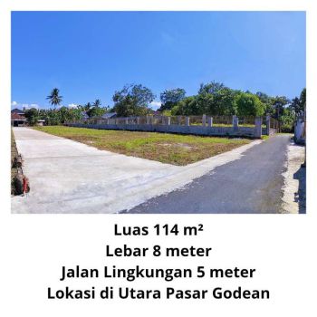 Istimewa, Tanah Kavling Siap Bangun Di Godean Sleman Barat