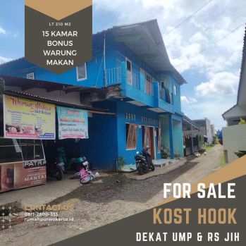 Dijual kost dekat kampus UMP dan RS JIH, Bonus Warung Makan