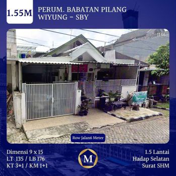 DIJUAL RUMAH BABATAN PILANG SURABAYA SHM DKT PRATAMA SAMPURNA MUKTI