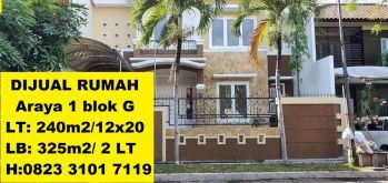 Harga Turunn !! Rmh Klasik Minimalis Araya 1 Surabaya