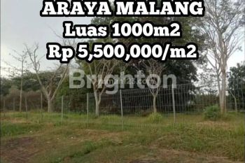 TERMURAH GOLF VIEW!! TANAH di ARAYA MALANG