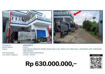 RUMAH DIJUAL DI PERUM JATI PERMAI