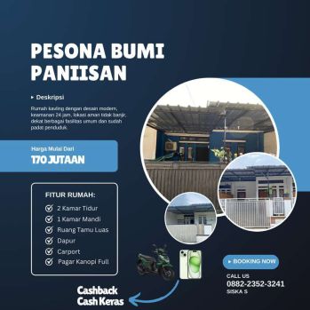 Rumah minimalis modern harga ekonomis lokasi strategis di kab. bandung