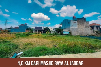 Tanah Bandung 4,0 km dari Griya Grand Cinunuk Cileunyi Cibiru SHM