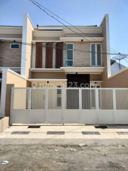 Dijual Rumah 2 Lantai Baru Di Manyar Kertoadi Surabaya SHM Murah