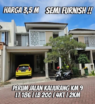 Dekat UGM & UII Dijual Rumah Semi Furnish Dalam Perum Jakal Km 9