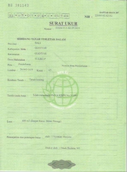 Tanah Full view 400m2 Raya Ida Bagus Mantra Tulikup Gianyar