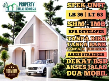 Rumah Islami Depok Dekat BSD - SHM IMB - Akses Dua Mobil