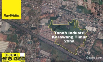 Tanah Industri Karawang Timur 29 ha LANGKA