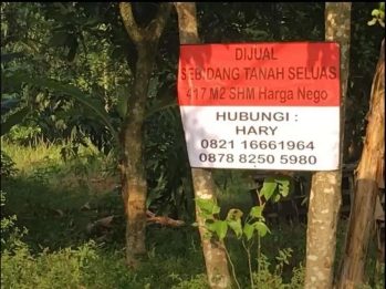Jual Cepat BU Tanah Murah siap bangun Rumah