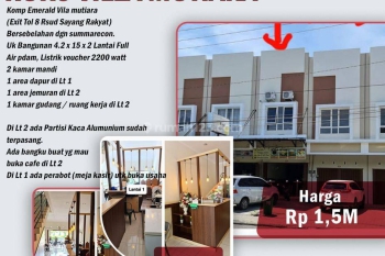 Dijual Ruko 2 Lantai di Villa Mutiara Area Summarecon