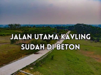 Investasi cerdas: dijual tanah kavling 100m dekat tol kota wisata cbbr