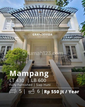 RUMAH MEWAH, TERAWAT LOKASI PREMIUM DI MAMPANG JAKARTA SELATAN