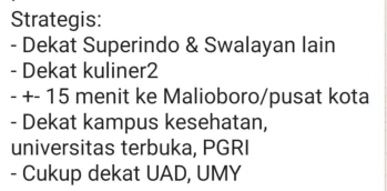 Dijual Rumah Mantrijeron Kota SHM IMB a.n Penjual Sudah Isi Perabot