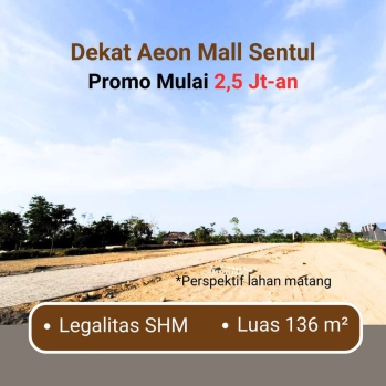 Tanah Murah Dekat Tol Sentul Promo 2 Jt-an Per Mater Free SHM.