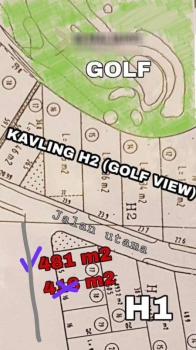 DIJUAL TANAH TERMURAH SE GALERIA GOLF CITRALAND LOKASI MENTERENG