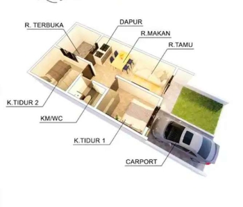 Dijual Rumah di Serang - Baytuna Residence Tipe Kurma