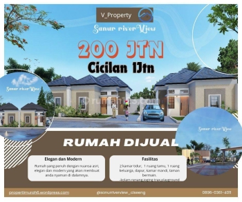 Dijual Rumah Coupel Termurah di Parung,Cicilan 1Jtn,Tanpa Ribet