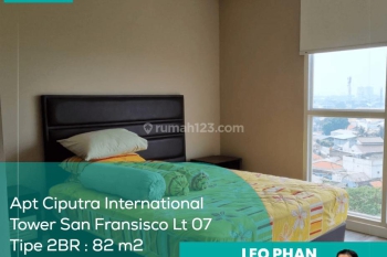 Apartement Ciputra International Tower San Fransisco Lt 07, 2br, Full Furnished