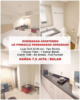 Disewakan Apartment Louis Kienne Pinnacle Pandanaran Semarang