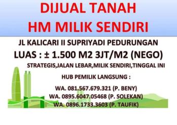 TANAH MURA TENGAH KOTA SUPRIYADI KALICARI SEMARANG