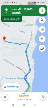 Dijual tanah pinggir jalan, 2km dari RS Kasih Ibu Saba Ginyar Bali